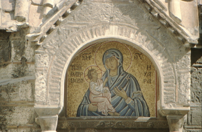 Athen, Mosaik: Madonna
