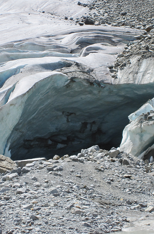 Morteratsch-Gletscher, Pontresina, Oberengadin 2011
