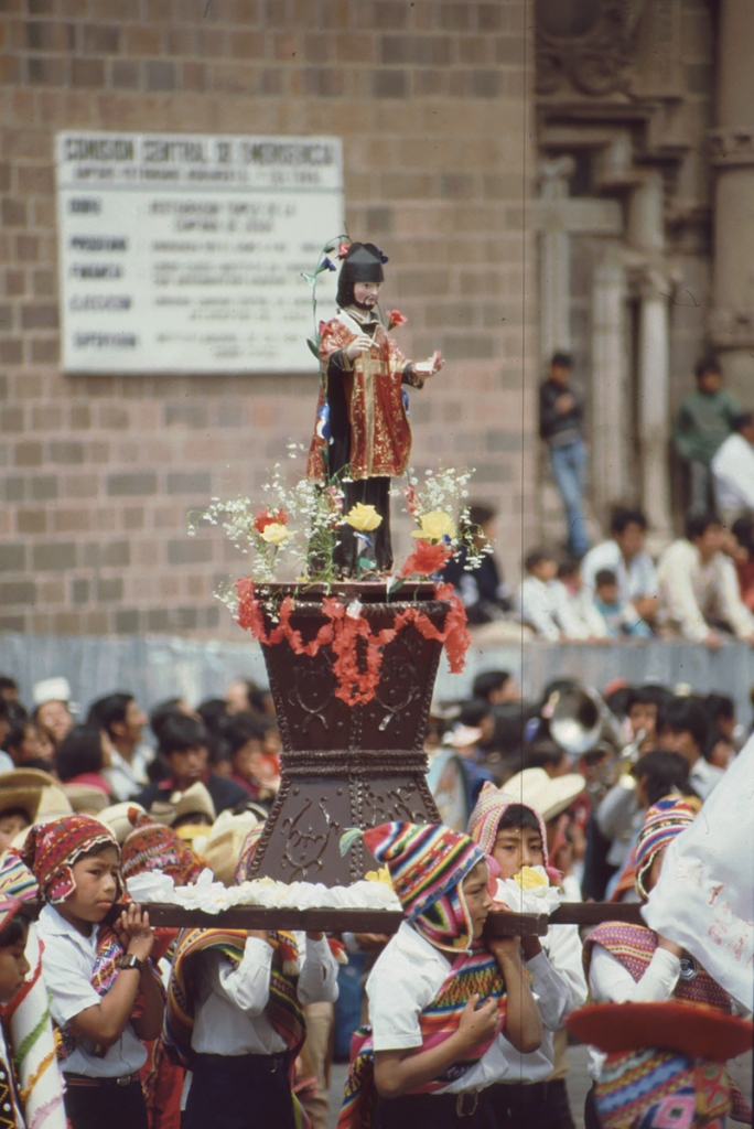 Festumzug, Cusco, Peru, 27. 8. 1989