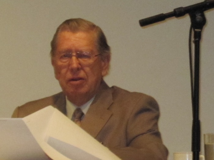 Jesus Seminar Oktober 2009 in Santa Rosa, Kalifornien; Professor Helmut Koester (1926-2016)
